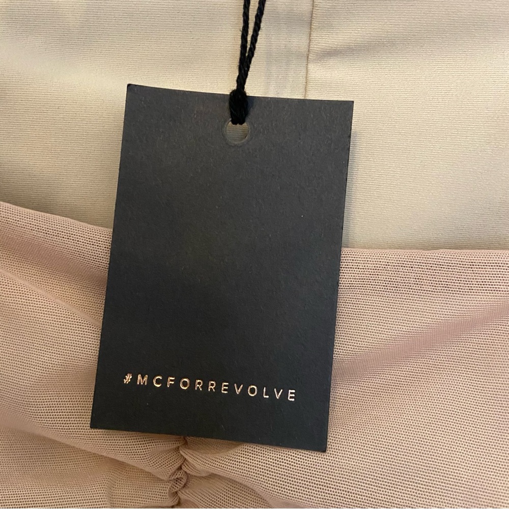 REVOLVE ⭐️NWT Michael Costello Ruched Long Sleeve Mini Dress - Picture 6 of 10